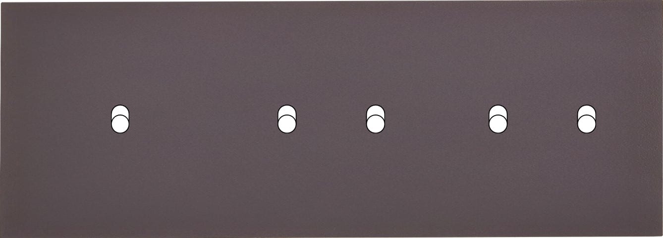 MODELEC - Façade Désir Anthracite Mat Triple Horizontale B1 B2 B2