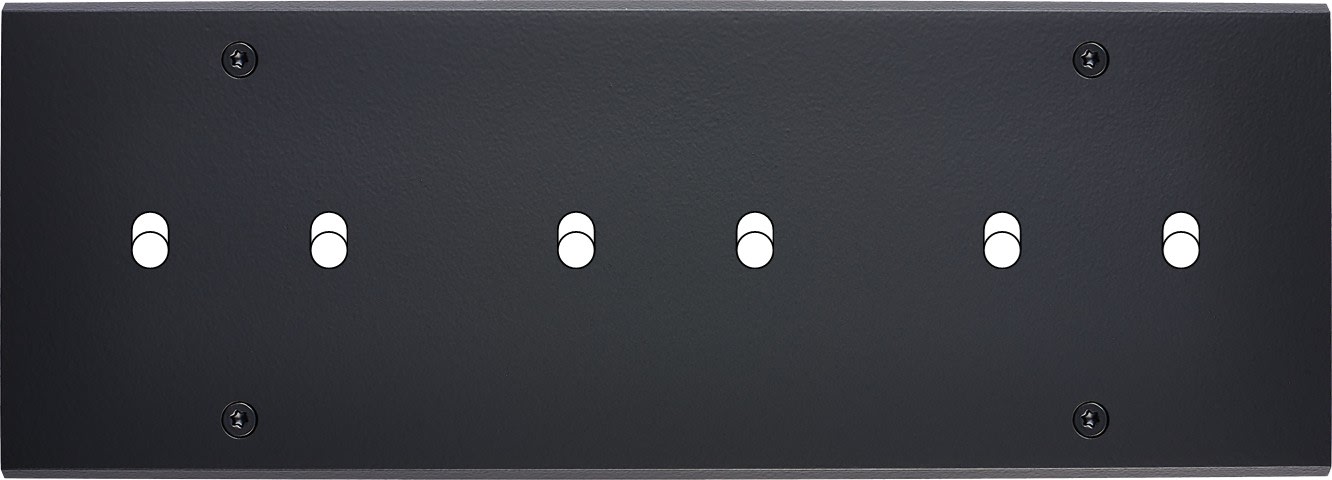 MODELEC - Façade Confidence Laiton Noir Mat Triple Horizontale B2 B2 B2 à Vis