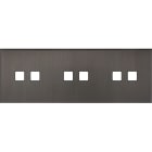 MODELEC - Façade Empreintes ANGLE Canon de Fusil Triple Horizontale 3 x 2 boutons M