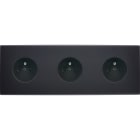 MODELEC - Façade Confidence Laiton Noir Triple Horizontale PC Pc Pc