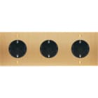 MODELEC - Façade Confidence Laiton Brosse Triple Horizontale Pckpckpck Vis