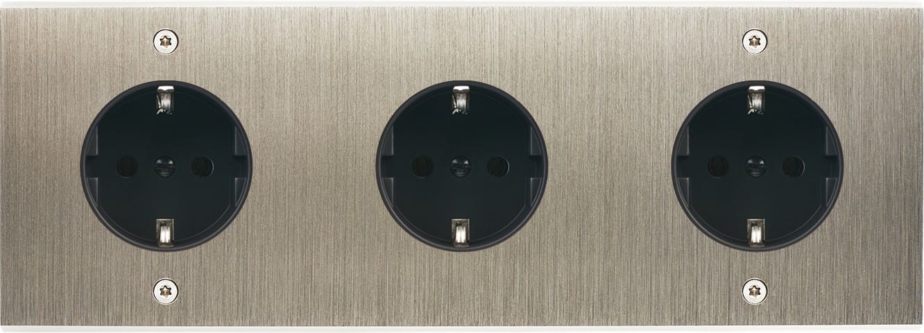 MODELEC - Façade Confidence Laiton Acier Triple Horizontalepckpckpck V