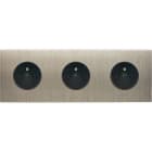 MODELEC - Façade Confidence Laiton Acier Triple Horizontale PC Pc Pc