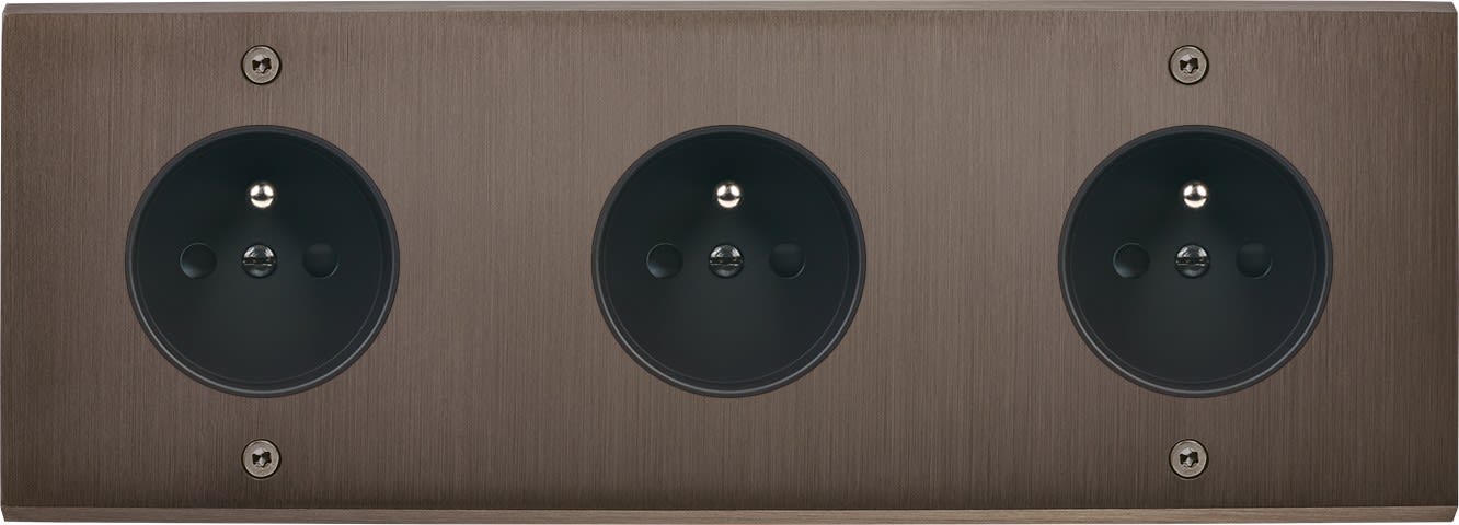 MODELEC - Façade Confidence Laiton Canon De Fusil Triple Horizontale PC Pc PC à Vis