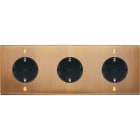 MODELEC - Façade Confidence Laiton Bronze Triple Horizontale 3Xpck V