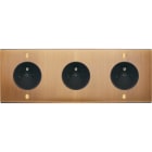 MODELEC - Façade Confidence Laiton Vieux Bronze Triple Horizontale PC Pc PC à Vis
