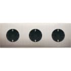 MODELEC - Façade Confidence Laiton Nickel Satine Triple Horizontalepckpckpck