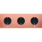 MODELEC - Façade Confidence Laiton Cuivre Satine Triple Horizontale Pckpckpck V