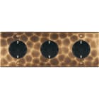 MODELEC - Façade Fascination Laiton Onde Triple Horizontalepckpckpck V