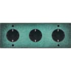 MODELEC - Façade Fascination Laiton Jade Triple Horizontalepckpckpck V