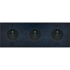 MODELEC - Façade Fascination Laiton Ombre Triple Horizontale PC Pc PC à Vis