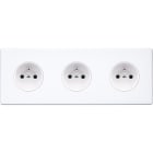 MODELEC - Façade Hitera Blanc Soft Triple Horizontale PC Pc Pc