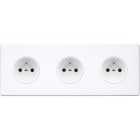 MODELEC - Façade Hitera Blanc Soft Triple Horizontale PC Pc Pc