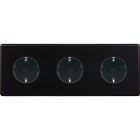 MODELEC - Façade Hitera Noir Soft Touch Triple Horizontale PCK Pck Pck