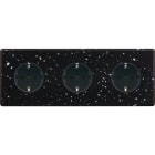 MODELEC - Façade Hitera Terrazzo Noir Triple Horizontale PCK Pck Pck