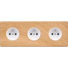 MODELEC - Façade Hitera Chene Clair Triple Horizontale PC Pc Pc