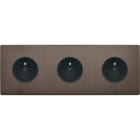 MODELEC - Façade "M" Laiton Canon Fusil Triple Horizonta 1 Prise 1 Prise 1 Prise magnétiq