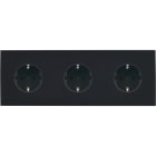 MODELEC - Façade Désir Noir Mat Triple Horizontale PCK Pck Pck