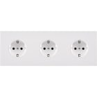 MODELEC - Façade Désir Blanc Mat Triple Horizontale PCK Pck Pck