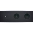 MODELEC - Façade Confidence Laiton Noir Mat Triple Horizontale B1 PC Pc à Vis