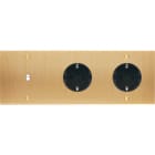 MODELEC - Façade Confidence Laiton Brosse Triple Horizontale B1 PCK Pck Vis
