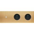 MODELEC - Façade Confidence Laiton Brosse Triple Horizontale B1 PC Pc