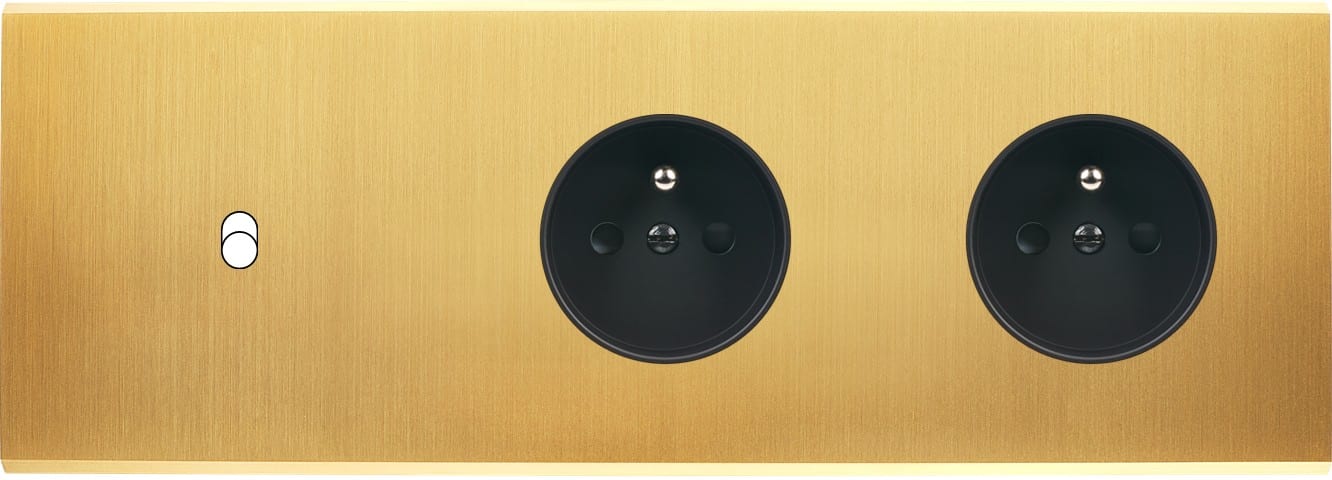 MODELEC - Façade Confidence Laiton Sat Triple Horizontale B1 PC Pc