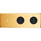 MODELEC - Façade Confidence Laiton Or Miroir Triple Horizontale B1 PC Pc à Vis