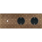 MODELEC - Façade Fascination Laiton Atlas Triple Horizontale B1 PCK Pck