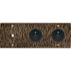 MODELEC - Façade Fascination Laiton Fauve Triple Horizontale B1 PC Pc à Vis