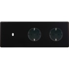 MODELEC - Façade Hitera Noir Soft Touch Triple Horizontale B1 PCK Pck