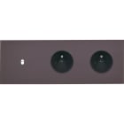 MODELEC - Façade Désir Anthracite Mat Triple Horizontale B1 PC Pc