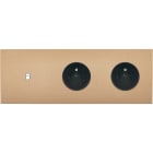 MODELEC - Façade Désir Doré Mat Triple Horizontale B1 PC Pc