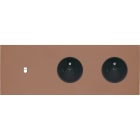 MODELEC - Façade Désir Moka Mat Triple Horizontale B1 PC Pc