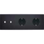 MODELEC - Façade Confidence Laiton Noir Mat Triple Horizontale B2 PCK Pck