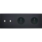 MODELEC - Façade Confidence Laiton Noir Triple Horizontale B2 PC Pc