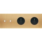 MODELEC - Façade Confidence Laiton Brosse Triple Horizontale B2 PC Pc