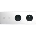 MODELEC - Façade Confidence Laiton Chrome Triple Horizontale B2 PC Pc