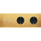 MODELEC - Façade Confidence Laiton Satine Triple Horizontale B2 PCK Pck