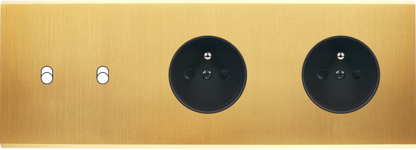 MODELEC - Façade Confidence Laiton Sat Triple Horizontale B2 PC Pc