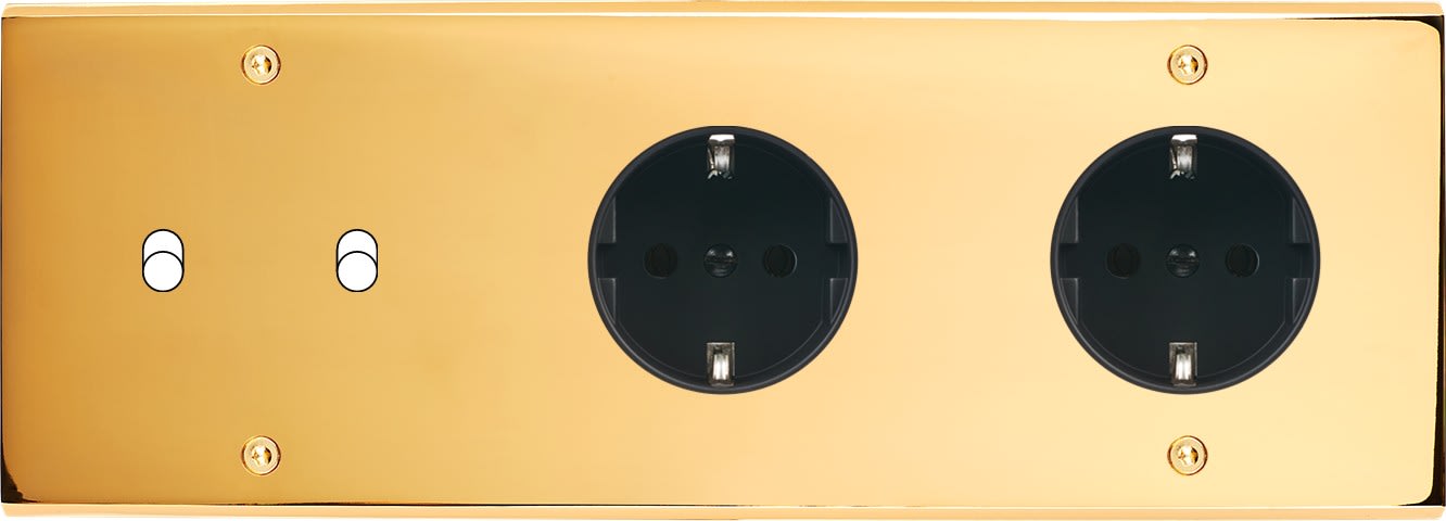 MODELEC - Façade Confidence Laiton Or Miroir Triple Horizontale B2 PCK Pck V