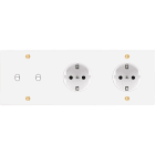 MODELEC - Façade Confidence Laiton Blanc Email Triple Horizontaleb2Pckpck V