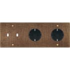 MODELEC - Façade Fascination Laiton Coslan Triple Horizontale B2Pckpck V