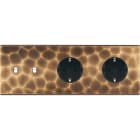 MODELEC - Façade Fascination Laiton Onde Triple Horizontale B2 PCK Pck