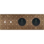 MODELEC - Façade Fascination Laiton Atlas Triple Horizontale B2 PC Pc à Vis