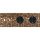 MODELEC - Façade Fascination Laiton Atlas Triple Horizontale B2 PCK Pck