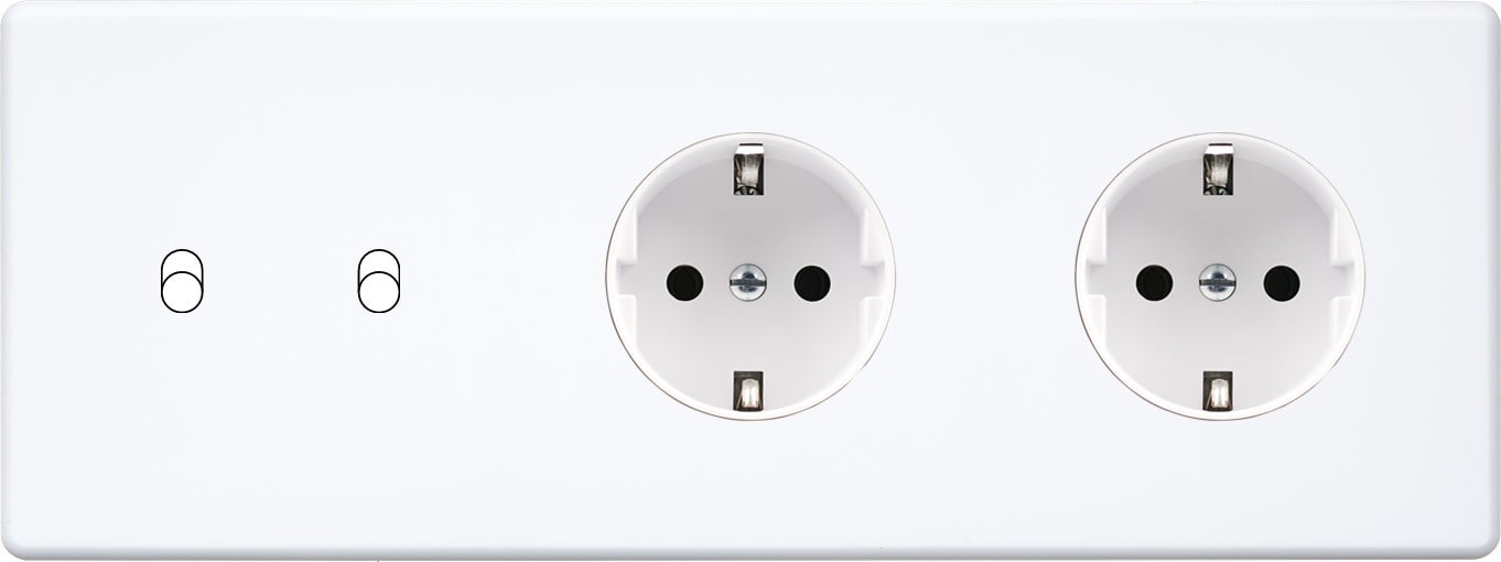 MODELEC - Façade Hitera Blanc Soft Touch Triple Horizontale B2 PCK Pck