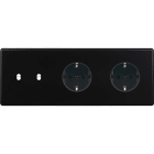 MODELEC - Façade Hitera Noir Soft Touch Triple Horizontale B2 PCK Pck