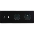 MODELEC - Façade Hitera Noir Soft Triple Horizontale B2 PC Pc