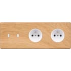 MODELEC - Façade Hitera Chene Clair Triple Horizontale B2 PC Pc